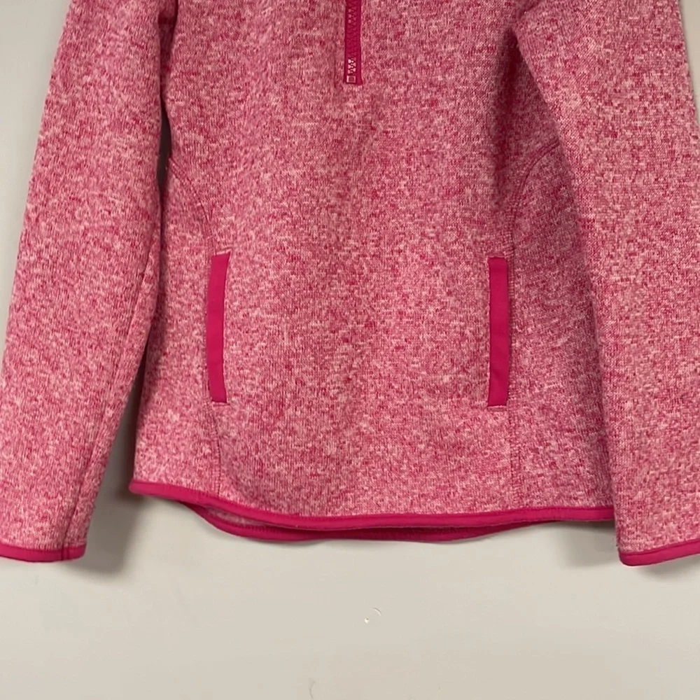 Athletic Works PINK half- Zip   sweatshirt  / Jacket with Pockets,  Girls 7-8